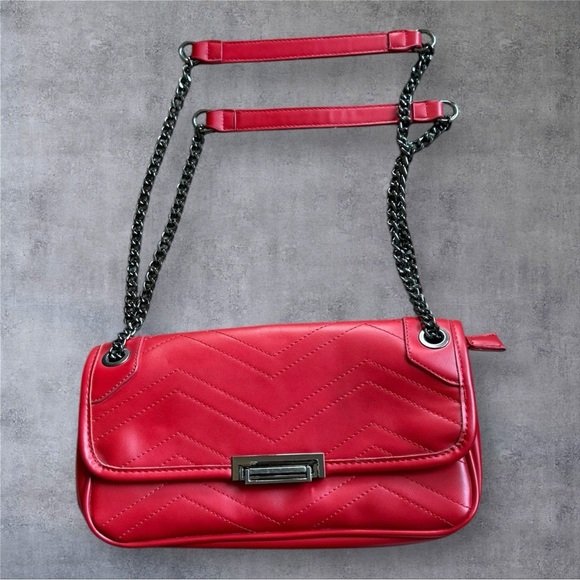 Melie Bianco Andie Quilted Vegan Leather Shoulder Crossbody Bag - NWOT - Picture 8 of 9